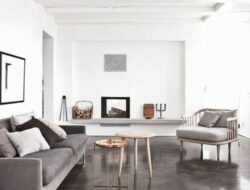 Polished Concrete Floor Living Room