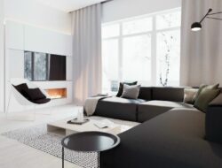 Minimalist Living Room Black