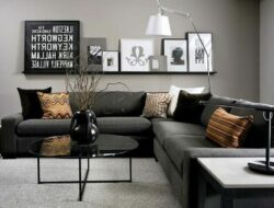 Living Room Colours With Black Sofa