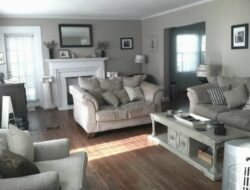 Beige White Gray Living Room