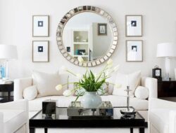 Large Mirror In Living Room & Decorating