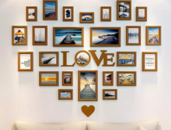 Photo Frame Decoration In Living Room