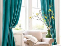 Turquoise Blue Curtains Living Room