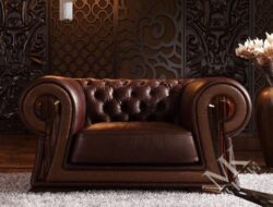 Luxury Leather Living Room Furniture