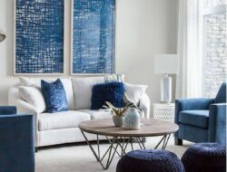 Living Room Ideas Navy Blue Accents