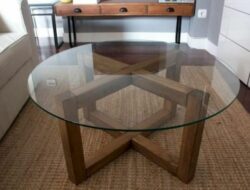 Round Glass Top Living Room Table