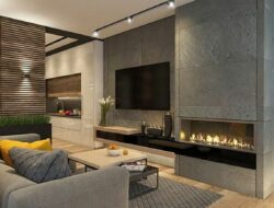 Warm Contemporary Living Room Designs