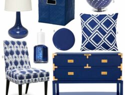 Sapphire Blue Living Room Accessories