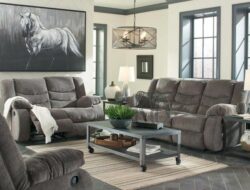Tulen Gray Reclining Living Room Set
