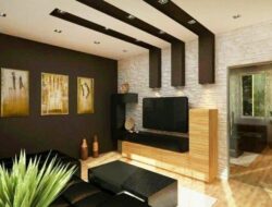 Wooden False Ceiling Designs For Living Room