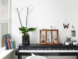 Digital Piano In Living Room