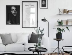 Monochrome Living Room Decorating Ideas