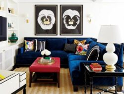 Velvet Blue Living Room