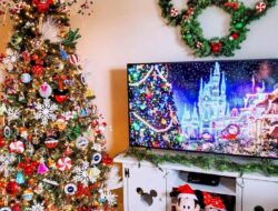 Disney Christmas Living Room