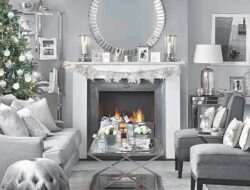 Gray White Silver Living Room