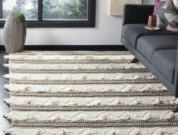 Taupe Living Room Rug