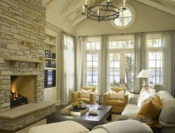Cathedral Ceiling Living Room Decor Ideas