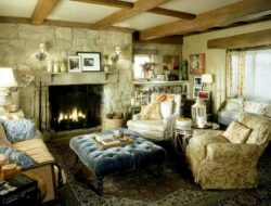 Modern English Cottage Living Room