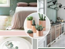 Sage Green And Blush Pink Living Room