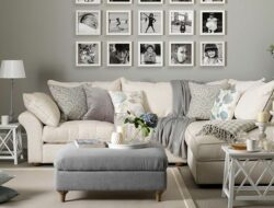Taupe And Gray Living Room