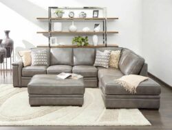 Grey Leather Sectional Living Room Ideas