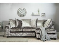 Silver Velvet Sofa Living Room Ideas