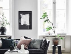 Black Suede Living Room Furniture