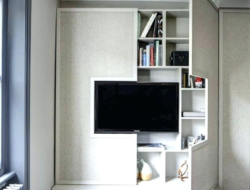 Living Room Tall Storage Cabinet