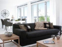Modern Black Couch Living Room