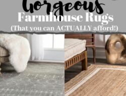 Country Style Living Room Rugs