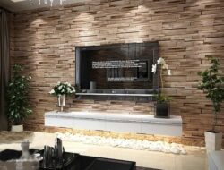Brick Wallpaper Designs For Living Room