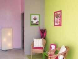 Multi Colored Walls Living Room