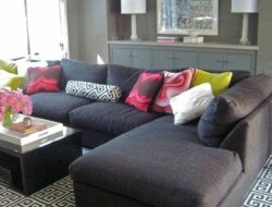 Charcoal Gray Sectional Living Room