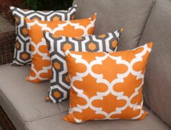 Orange Pillows For Living Room
