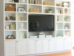 Custom Shelves For Living Room