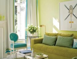 Lemon Green Living Room