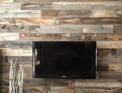 Reclaimed Wood Living Room Wall