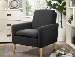 Black Fabric Living Room Chairs