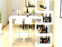 Living Room With Mini Bar Design