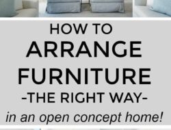 Open Living Room Furniture Arrangements