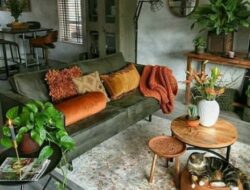 Green Earth Tone Living Room