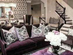 Royal Purple Living Room