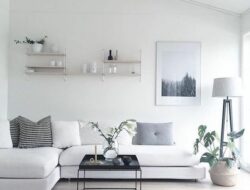 White Living Room Simple