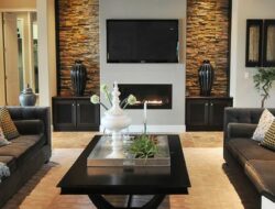 Living Room Ideas With Stone Wall