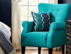 Teal Living Room Accent Chair