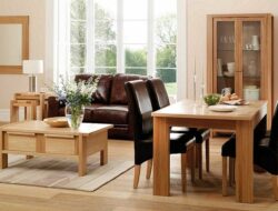 Oak Wood Living Room Furniture