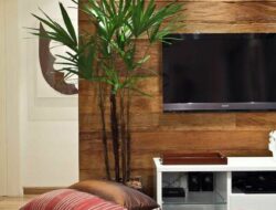 Wooden Wall Living Room Design