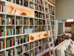 Living Room Library Bookcase