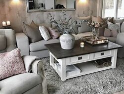 Grey Shabby Chic Living Room Furniture