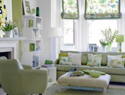 Green Theme Living Room